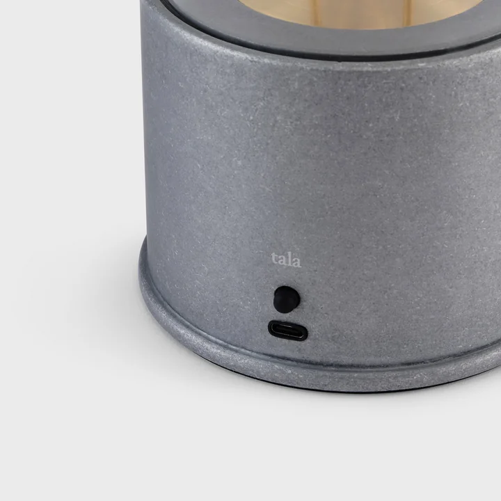 Tala - The Rugged Muse Lampe de table à accu, aluminium raw