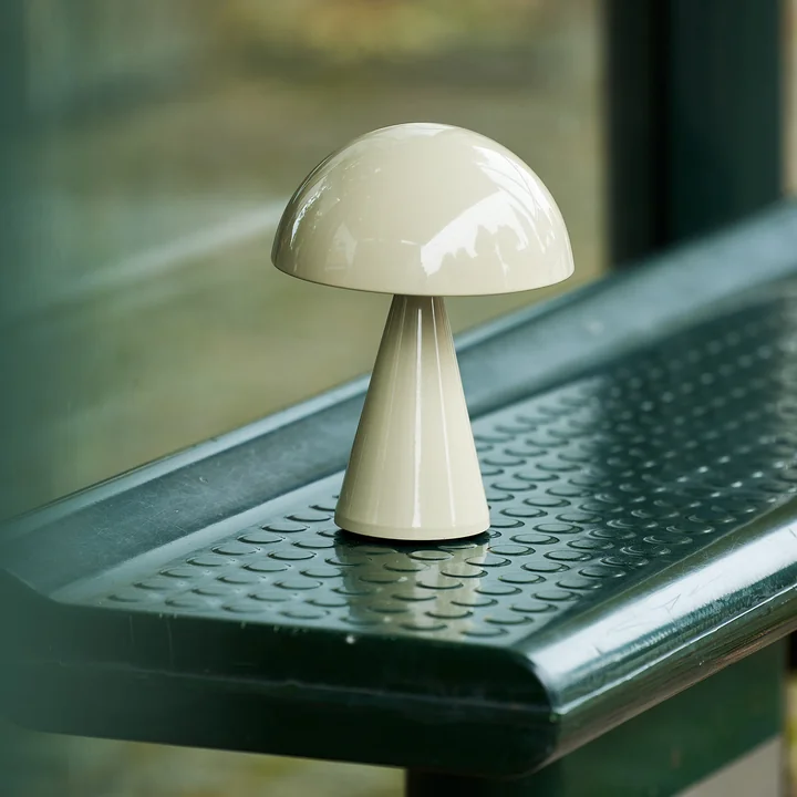 Hübsch Interior - Mush lampe de table à accu, Mini, sable