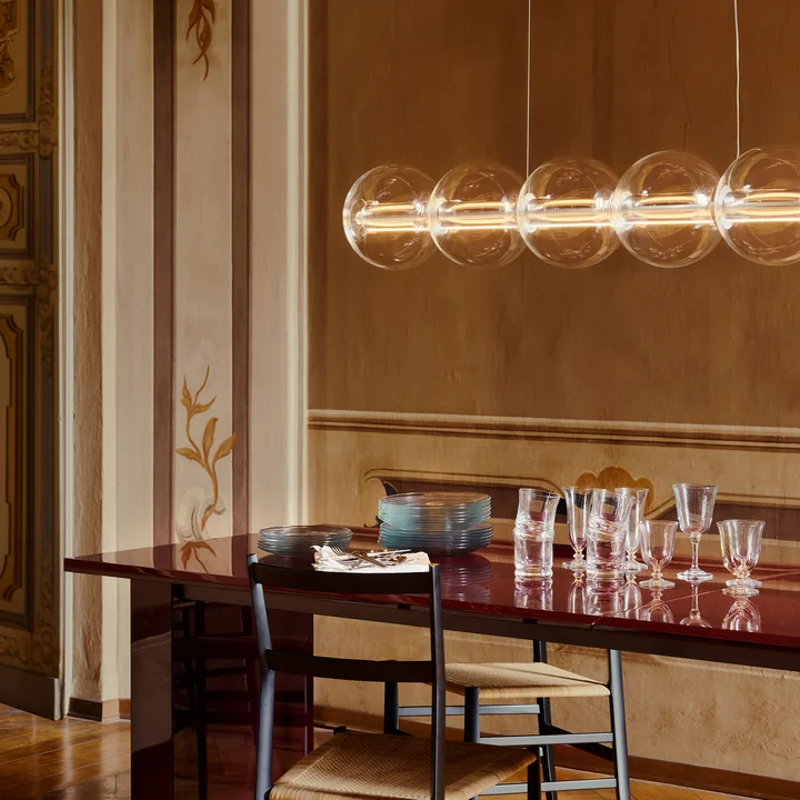 Flos - Luce Sferica S1 LED Suspension, transparent