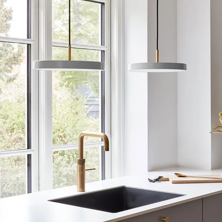 Umage - Asteria Mini lampe LED suspendue, laiton / mist