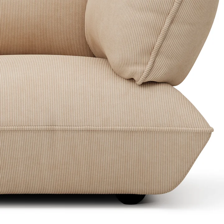 Fatboy - Sumo Module d'angle droit, beige (Cord)