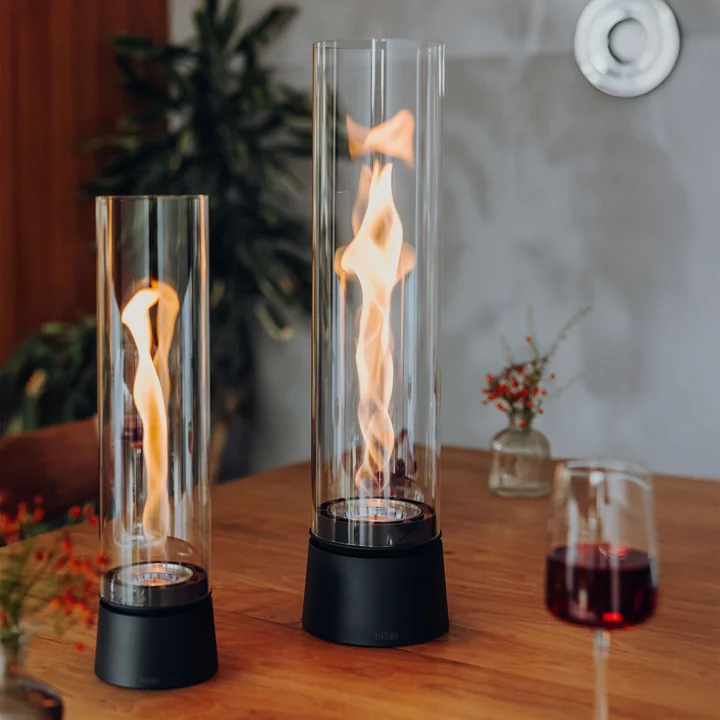 höfats - Spin air feu de table 900 et 1200, noir mat