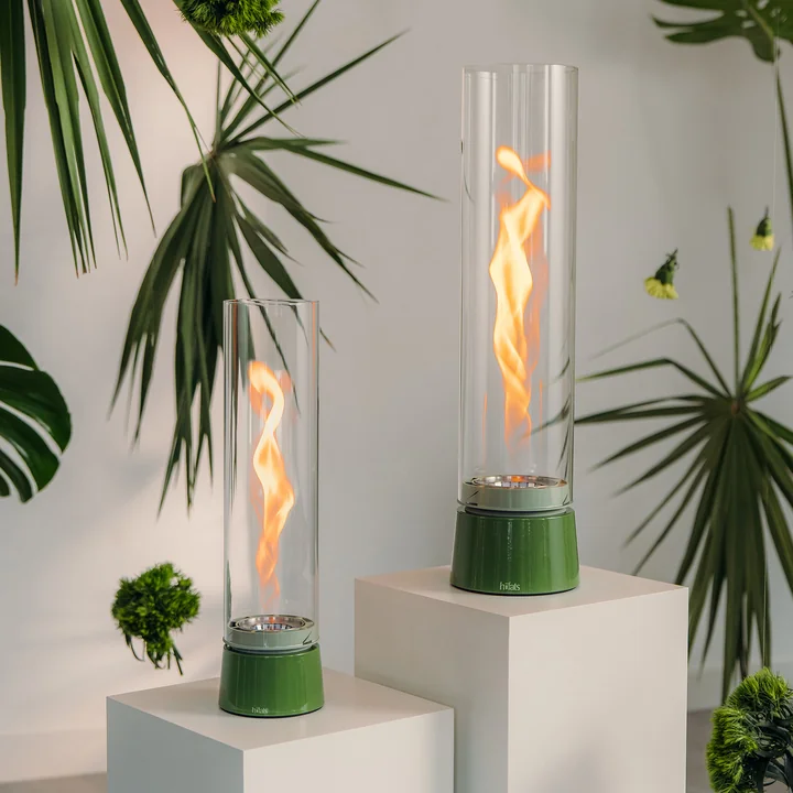 höfats - Spin air feu de table 900 et 1200, émail vert