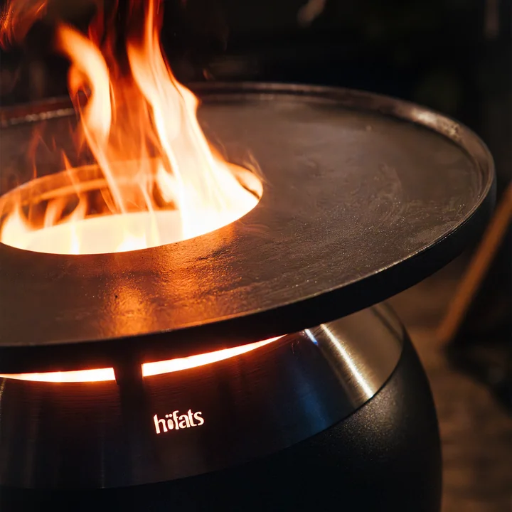 höfats - Moon 45 Set de barbecue plancha, all black