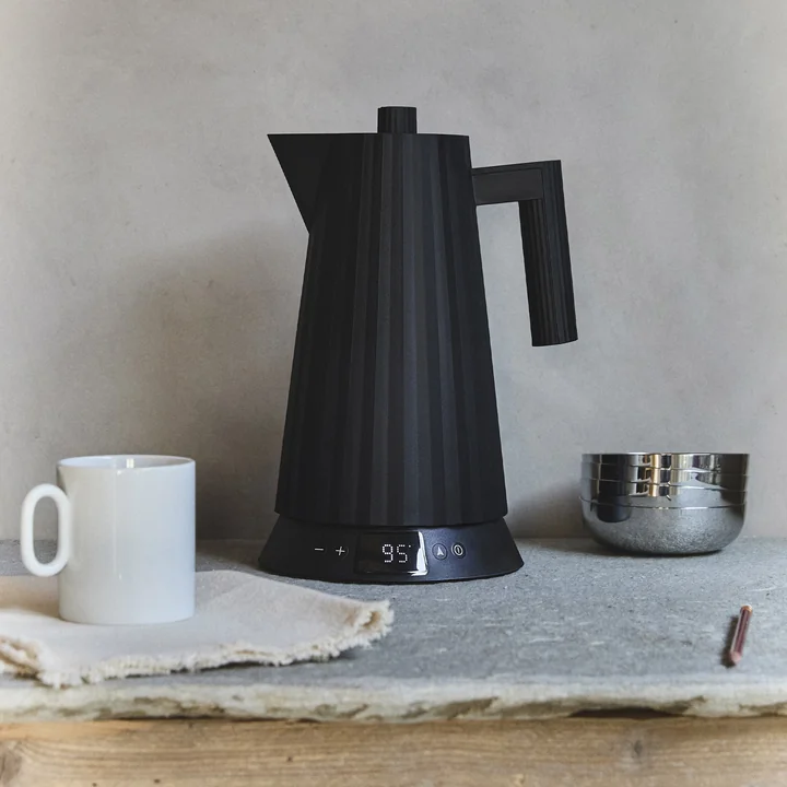 Alessi - Bouilloire Plissé avec réglage de la température