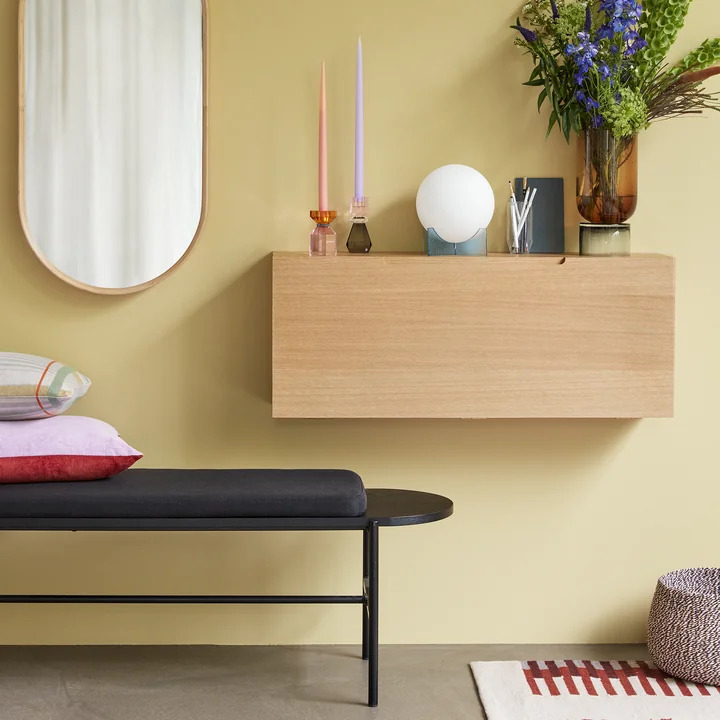 Hübsch Interior - Collect Armoire à chaussures, L100 cm, chêne