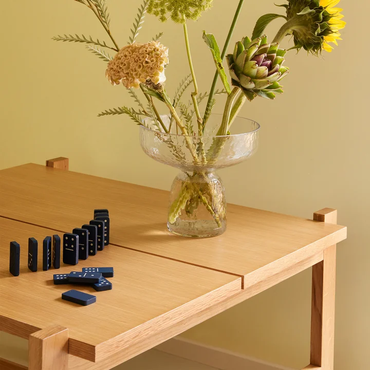 Hübsch Interior - Dash Table basse, 80 x H 47 cm, chêne naturel