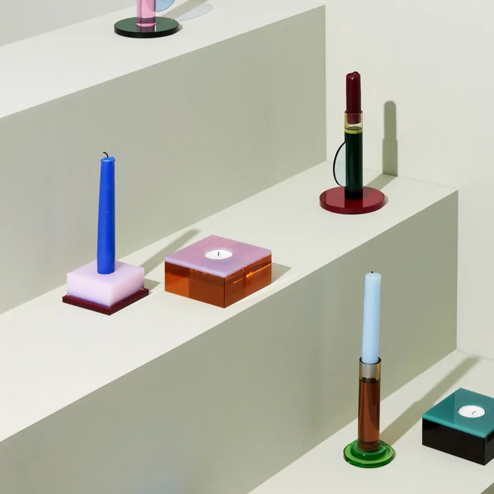 Hübsch Interior - Dust Bougeoir, rose