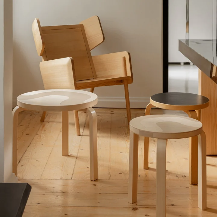 Artek x Marimekko - Série, Bouleau naturel (Anniversary Edition)