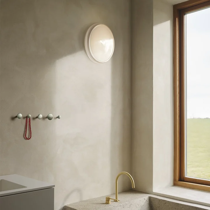 Muuto - Loop LED Applique murale / Plafonnier, blanc (sans câble)