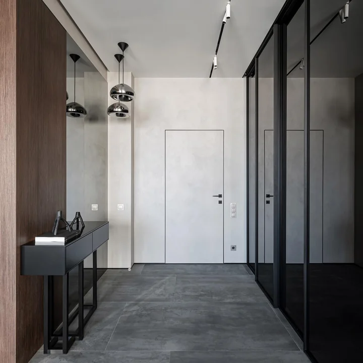 Tom Dixon - Void LED Lampe suspendue, acier Ø 30 cm