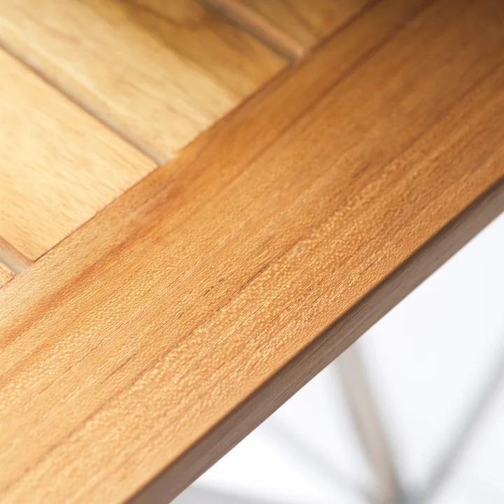 FDB Møbler - Lilleø M26 Table pliante, 58 x 63,5 cm, teck huilé naturel