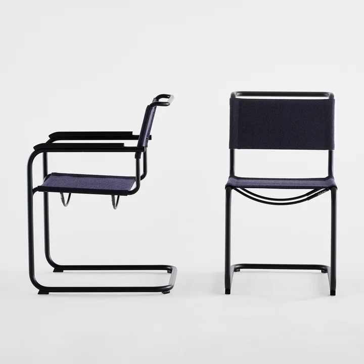 Thonet - S 33 V Chaises et S 34 V Chaises avec accoudoirs