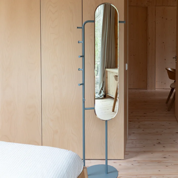 Zuiver - Vero miroir sur pied, bleu