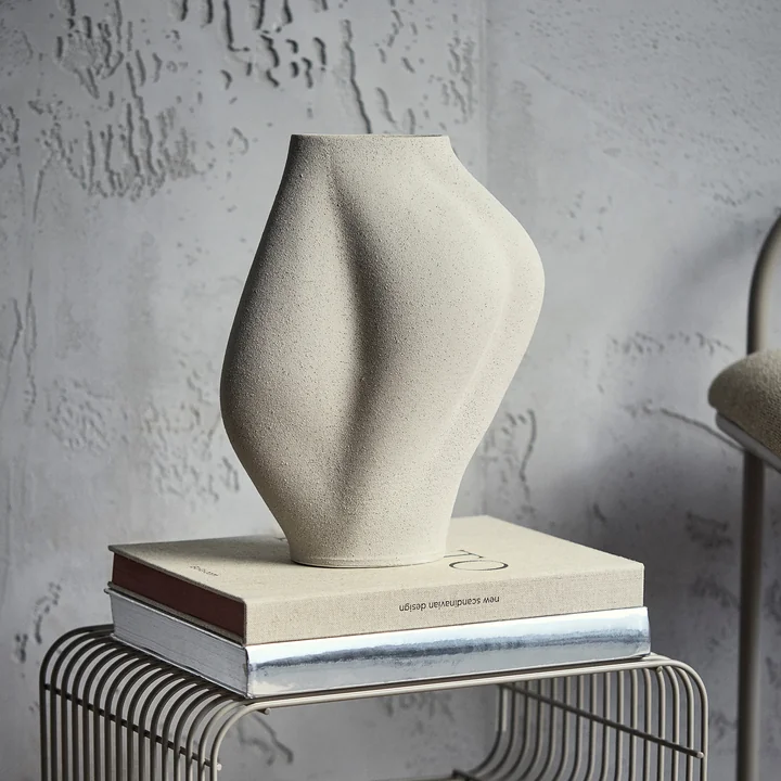 AYTM - Saltare Vase étroit, light taupe