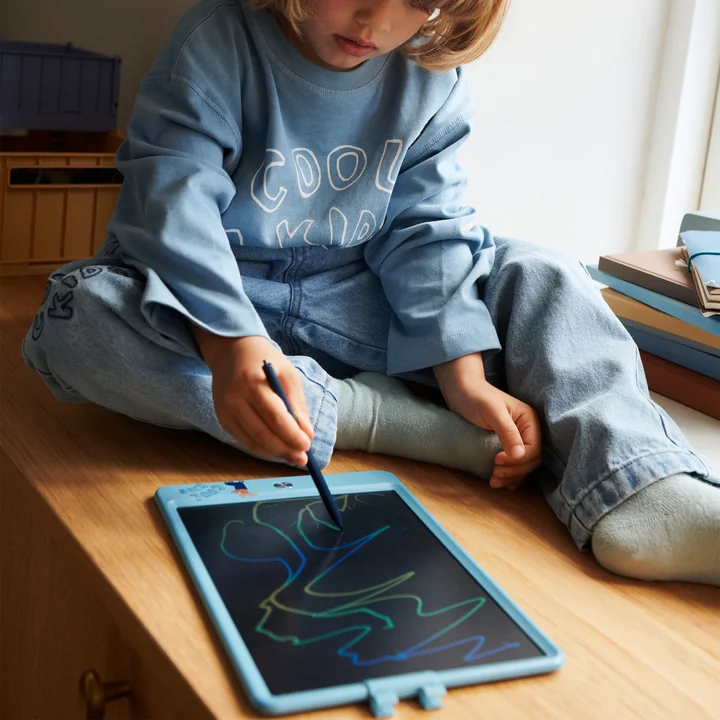 LIEWOOD - Tableau à dessin Zora LCD, 10", tiger / beach blue