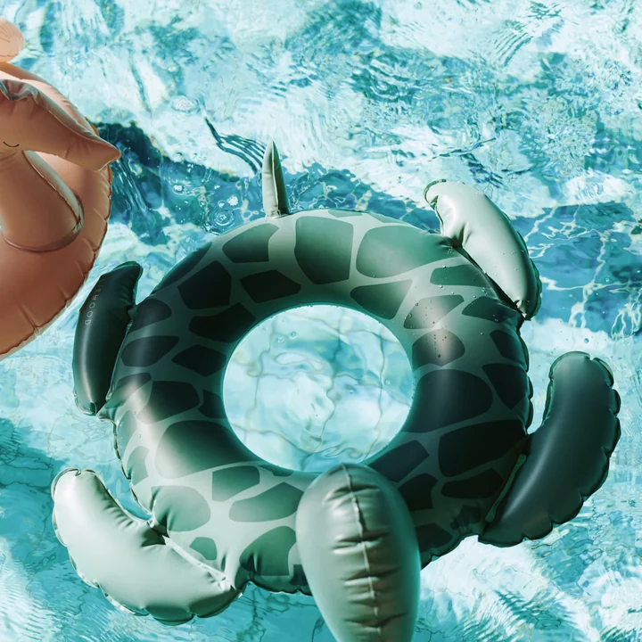 LIEWOOD - Bouée Phoebe Tortue, faune green