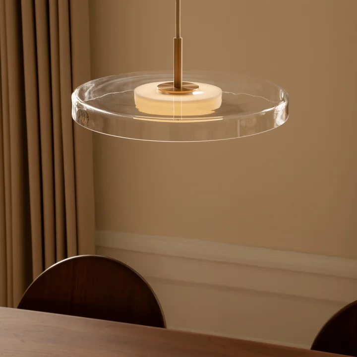 Umage - Asteria Mini LED Suspension, laiton / verre