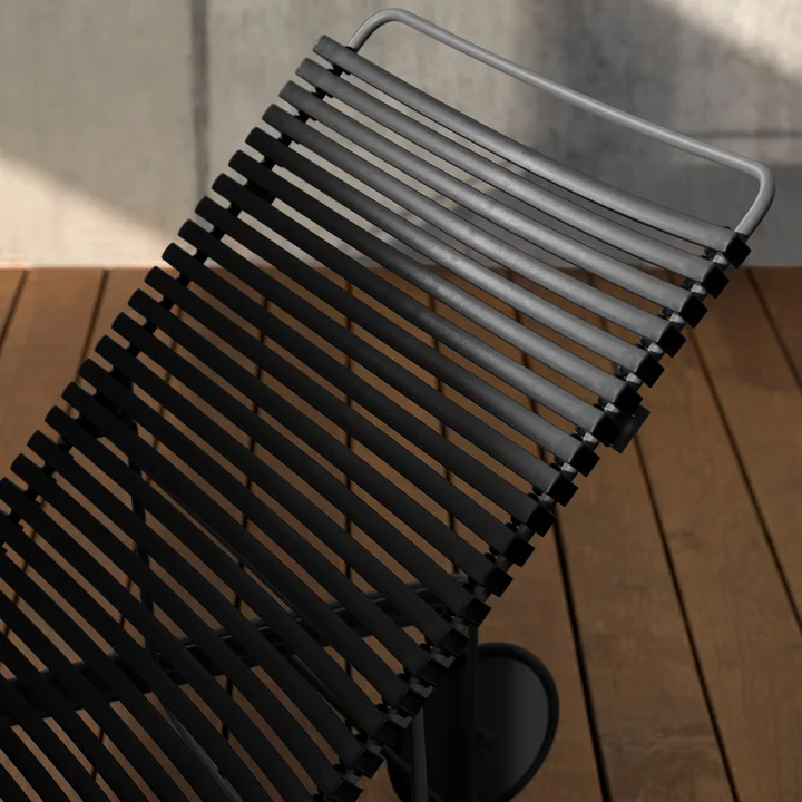 HOUE - CLICK Chaise Longue réglable, noir