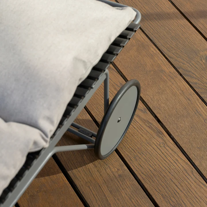 HOUE - CLICK Chaise Longue réglable, noir