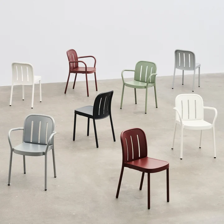 HAY - Deville Chaise et fauteuil, Outdoor, Groupe