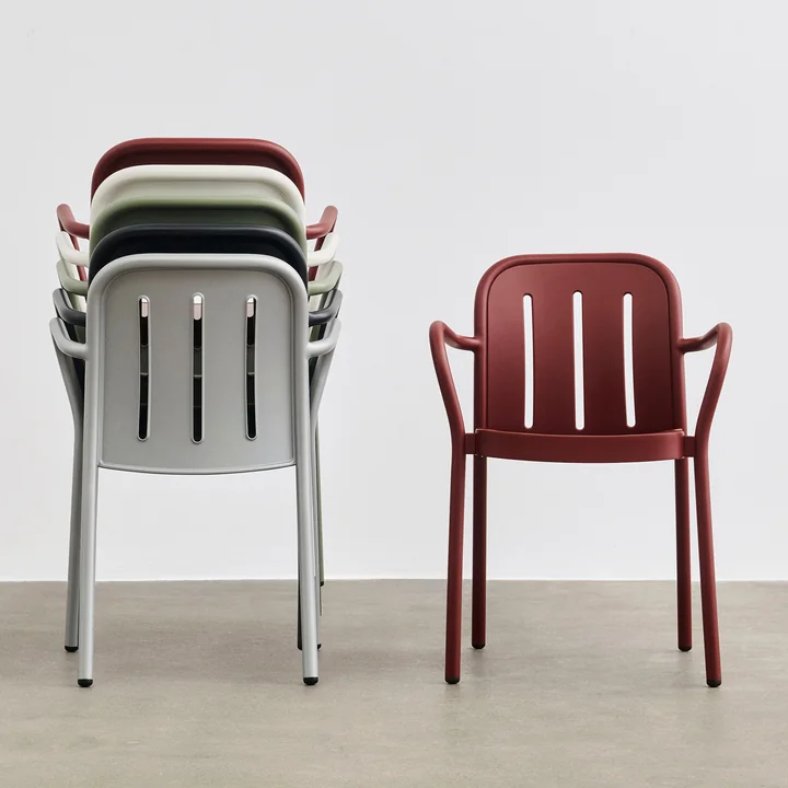 HAY - Deville Chaise avec accoudoirs, Outdoor