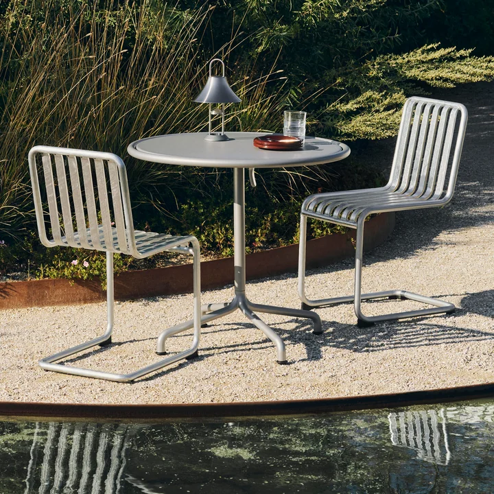 HAY - Palissade Cantilever chaise, hot galvanised