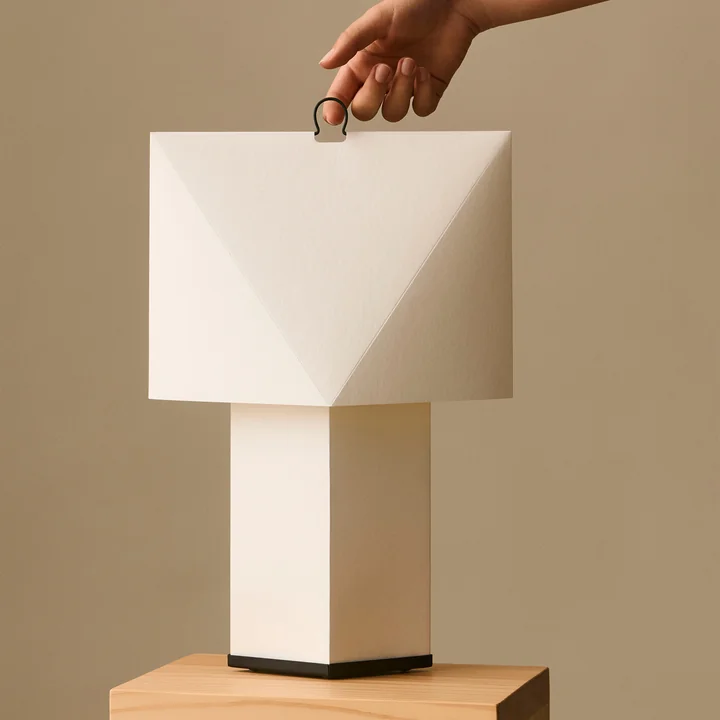 HAY - Aplat Lampe de table 660, blanc