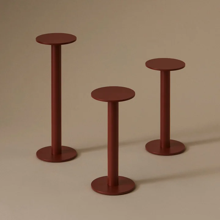 HAY - Host Portable LED Lampes de table, iron red