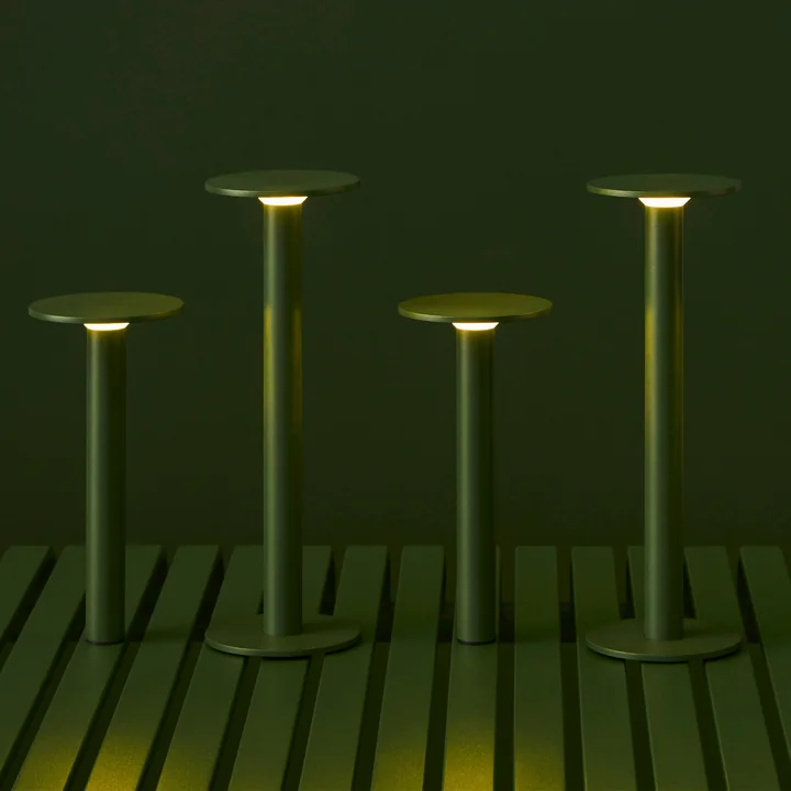 HAY - Host Portable LED lampes de table, olive