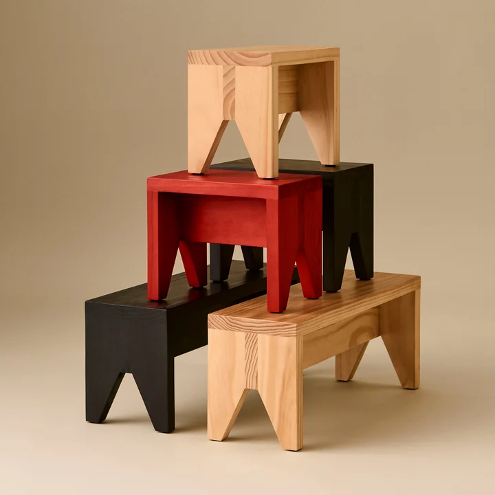 HAY - Manolito Tabouret, long et court
