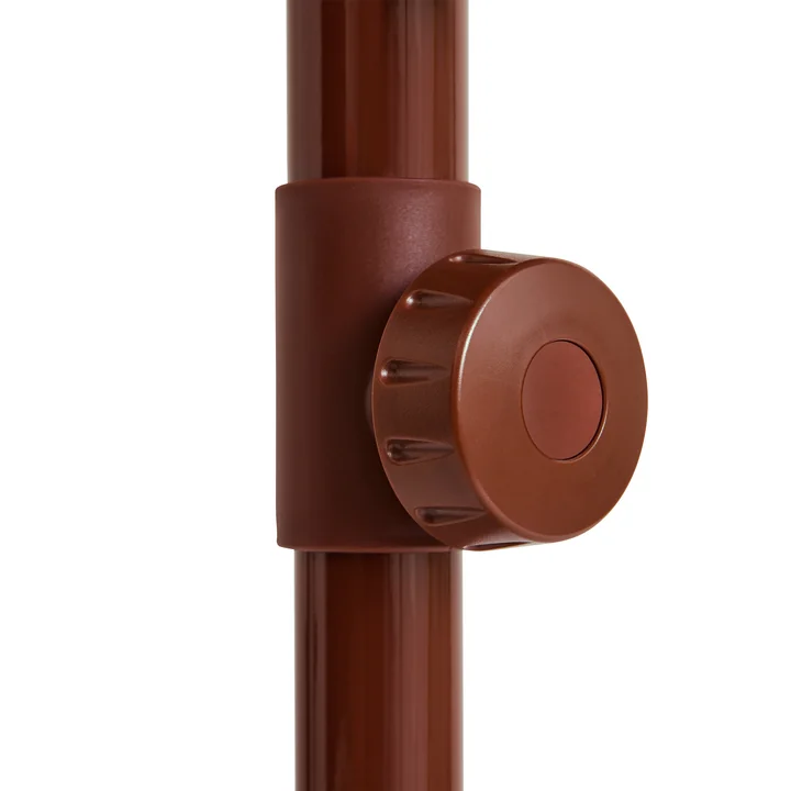 HAY - Terrazza Parasol, carré, 240 x 240 cm, blanc cassé / bourgogne