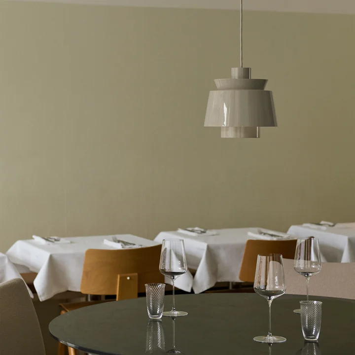 & Tradition - Utzon Lampe suspendue JU1, gris-beige