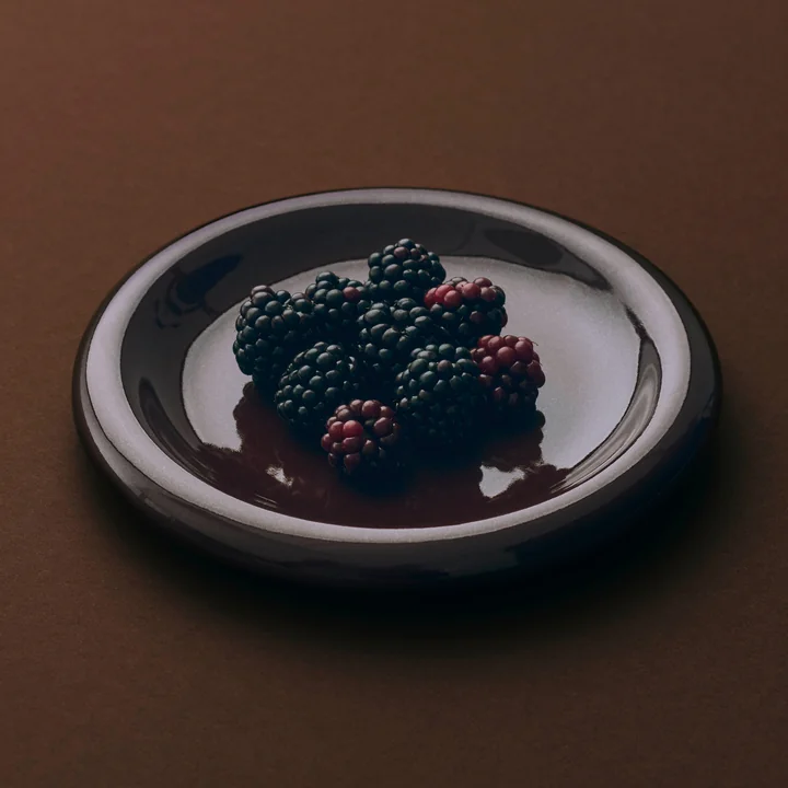 HAY - Barro Assiette Ø 18 cm, bourgogne