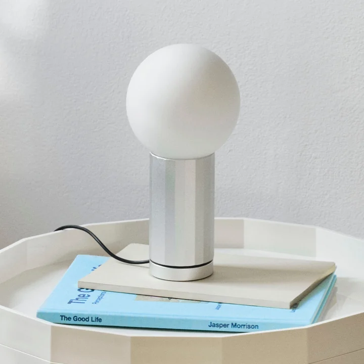 HAY - Turn On LED Lampe de table, aluminium