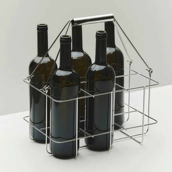 HAY - Outdoor Market Porte-bouteilles M, acier inoxydable