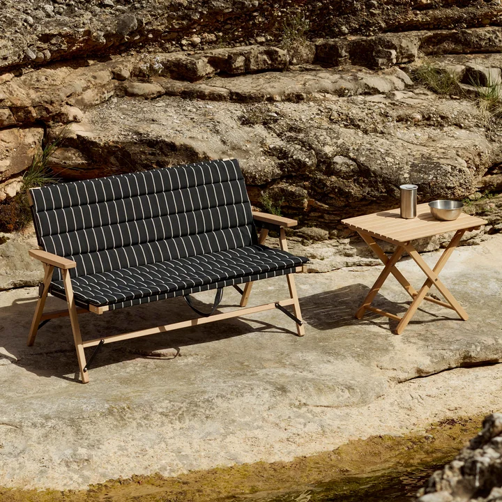 HAY - Outdoor Market Canapé pliant, table pliante S