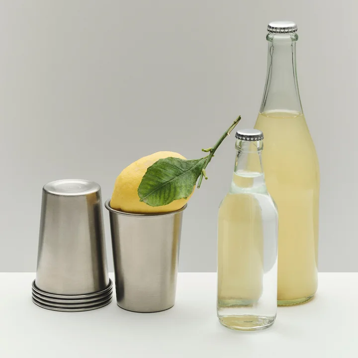 HAY - Outdoor Market Tasse S, acier inoxydable (lot de 2)