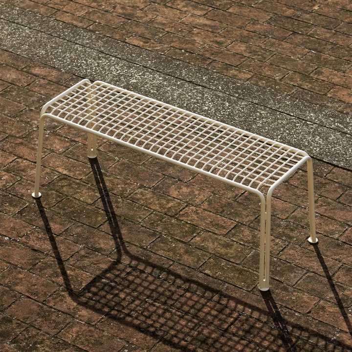 & Tradition - Thorvald SC112 Banc de jardin, 125 x 46 cm, ivoire