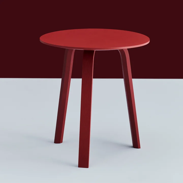 HAY - Bella Table d'appoint Ø 45 cm / H 49 cm, tile red