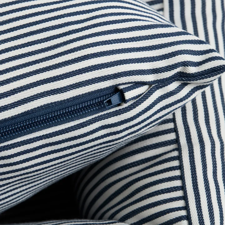 HAY - Lit pour chien, Zip, L, bleu / rayures blanches