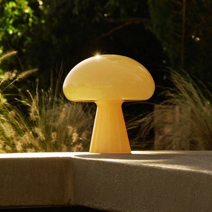 Gubi - Obello Lampe LED rechargeable Outdoor, mellow yellow