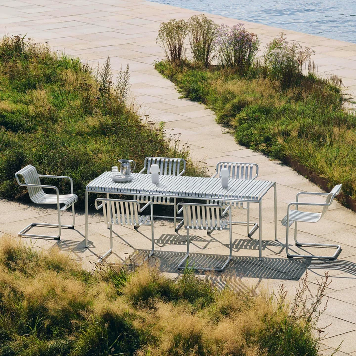 HAY - Palissade Table, rectangulaire, 220 x 90 cm, hot galvanised