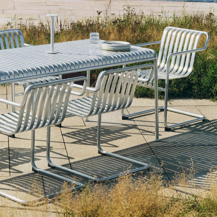 HAY - Palissade Table, rectangulaire, 220 x 90 cm, hot galvanised