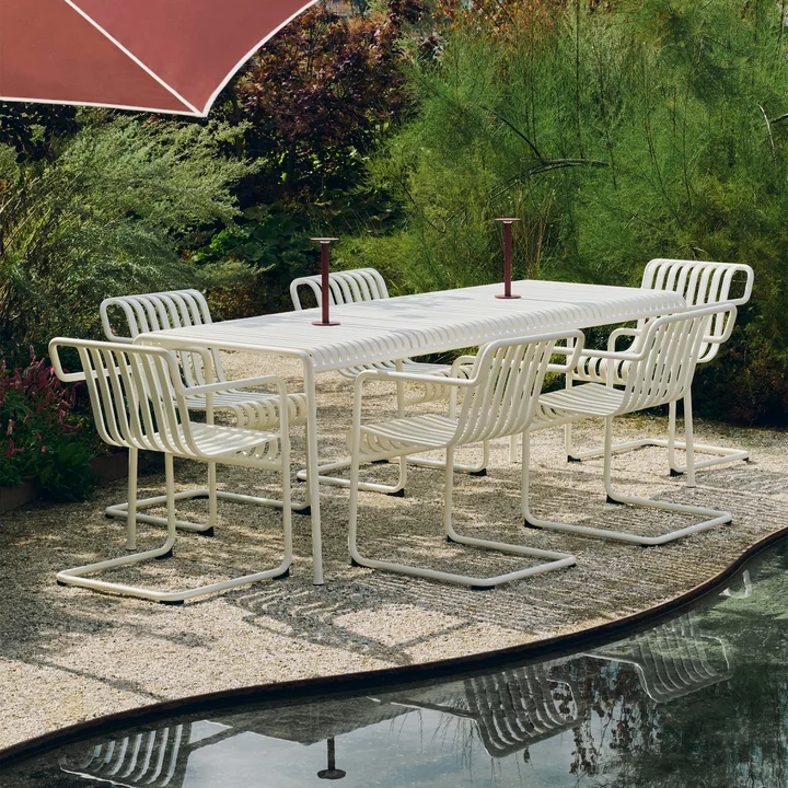 HAY - Palissade Table, rectangulaire, 220 x 90 cm, cream white