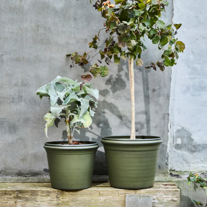 House Doctor - Ivy pot de fleurs, vert (set de 2)