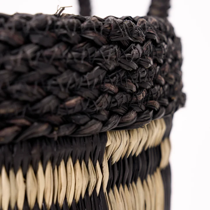 House Doctor - Panier de rangement Opti, noir / naturel