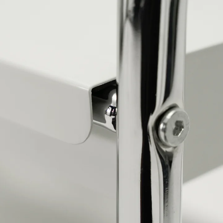 House Doctor - Chariot de service Roll, blanc cassé / crome