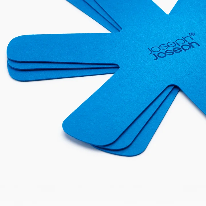 Joseph Joseph - Space Ustensiles de cuisine, protège-casseroles bleus