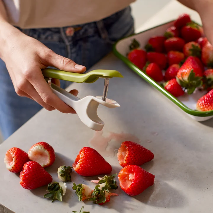 Joseph Joseph - Tweezy Épierreur 2 en 1, stone / green